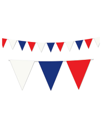 Red, White and Blue Pennant Stringer