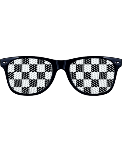Checkered Lens Sunglasses 1