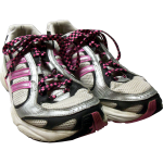 SO191 B-P Check Shoe Laces w-shoes 600