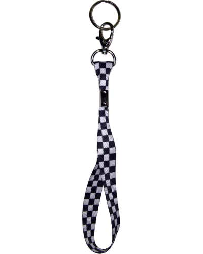 Wrist Strap/ Key Chain Black & White 1