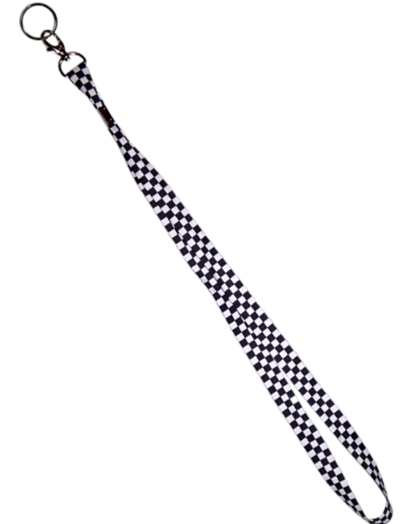 Checkered Lanyard 20″ Race Track Wholesale