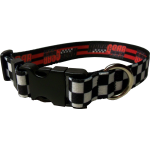 Dog Collars- Black & White Checkered 1