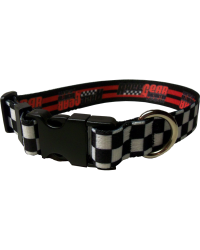 Dog Collars- Black & White Checkered