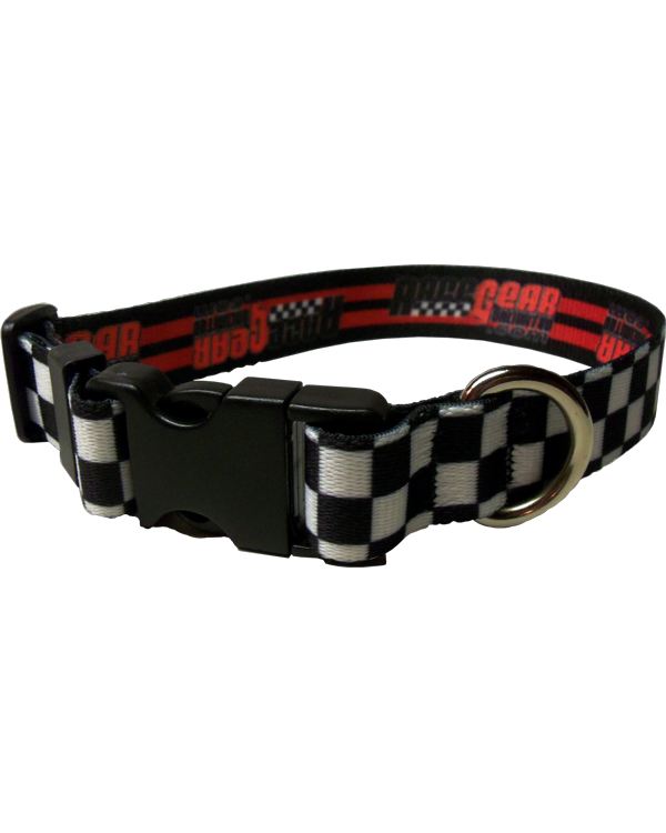 Checkered deals dog collar