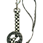 Checkered Dog Leash 6'