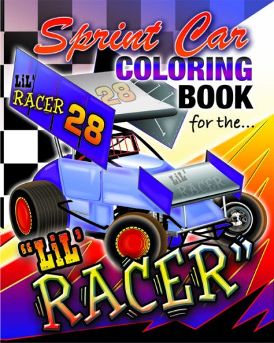 Sprint Car Lil Racer Coloring Book 1