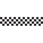 Checkered Flag Decorating Roll 1