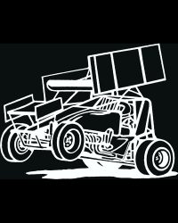 Sprint Car Decal Style 2