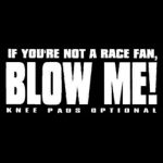 If You're Not A Race Fan, Blow Me Decal
