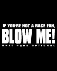 If You're Not A Race Fan, Blow Me Decal