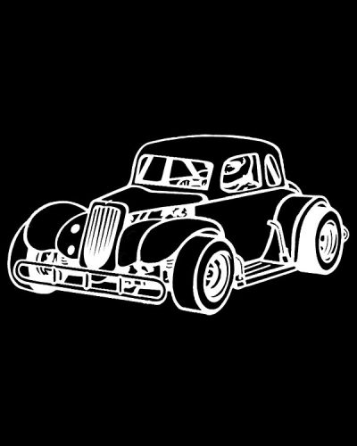 Legend Coupe Race Car Decal 1