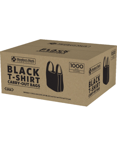 SS13 Black T-Shirt Bag box 600