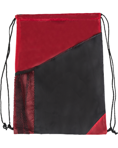 9772-FD Backpack w-Mesh Bottle Holder Red 600