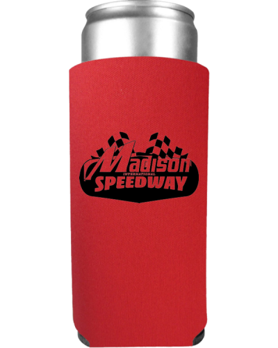 PR10 Slim Can Koozie 12oz Red madison 600