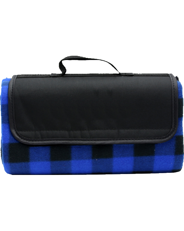 Roll Up Stadium Blanket, Plaid Race Track Wholesale