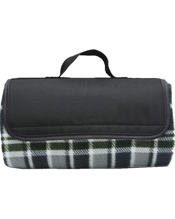 Roll Up Stadium Blanket, Plaid Race Track Wholesale