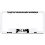 PR66 Corner View License Plate Frame Sharon 600