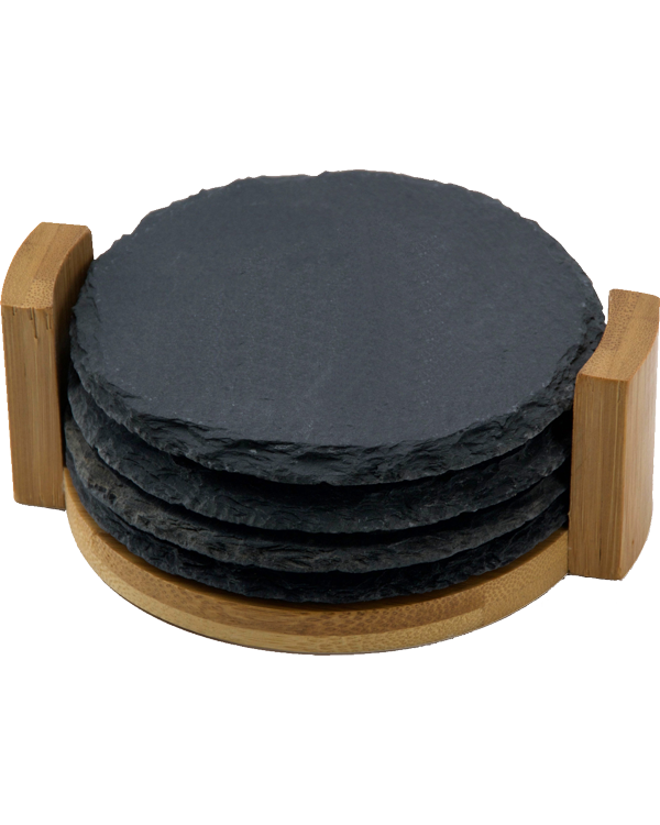 Slate 4pc Coaster Set Race Track Wholesale