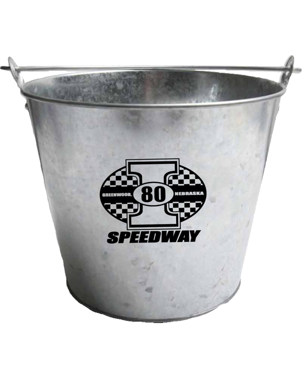 Galvanized 5QT Beer Bucket Race Track Wholesale