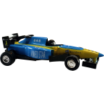 DC128 Formula One car blue 600