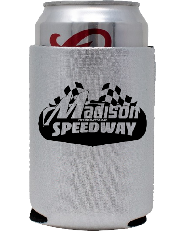 Metallic Can Cooler 12oz Race Track Wholesale