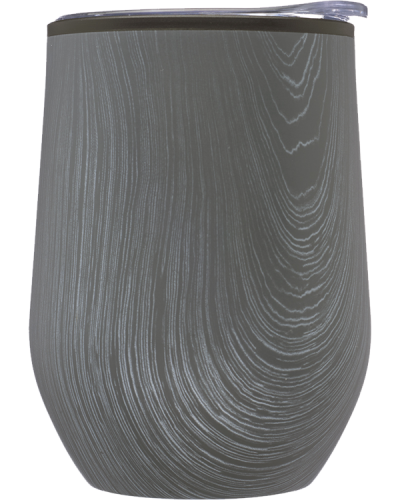 PRASW47F-Stemless Stainless Wine Glass Rustic Gray 600