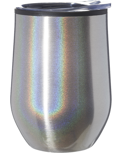 PRASW47I Iridescent Stemless Wince Glass-silver 600