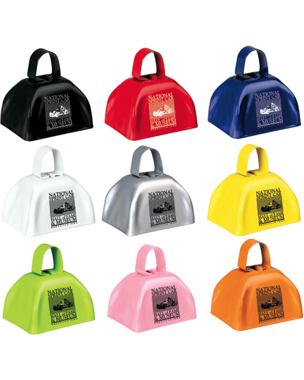 Classic Cow Bell 3″ Tall Race Track Wholesale