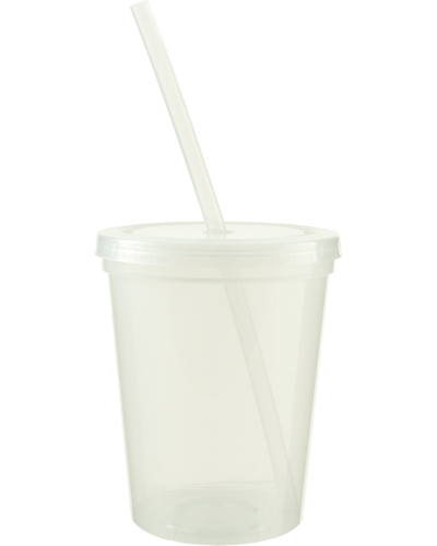 PR0450L Stadium Cup 16 w-lid-straw Clear 600