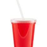 PR0450L Stadium Cup 16 w-lid-straw Red 600