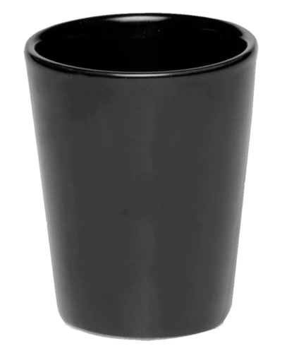 PRA2050 Ceramic Shot Glass blk 600