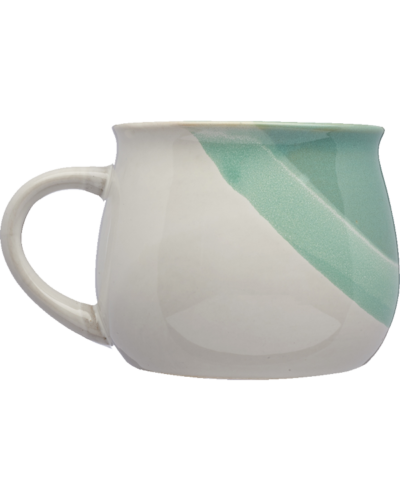 PRACM1020-BP Glaze Dipped Ceramic Mug Grn 600