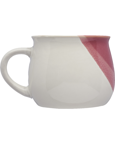 PRACM1020-BP Glaze Dipped Ceramic Mug Red 600