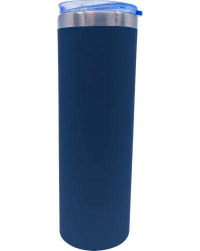 PRBTL408-TW Rubberized Tumbler 20oz Blue 600