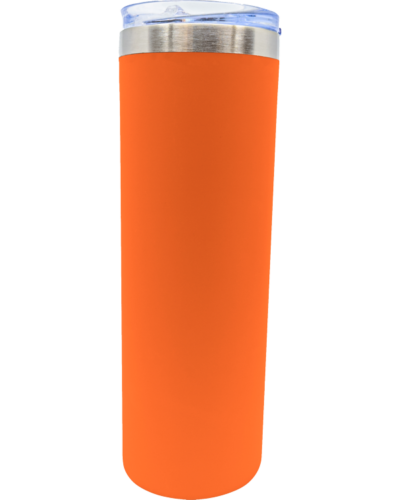 PRBTL408-TW Rubberized Tumbler 20oz Orange 600