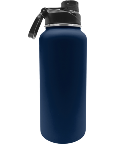 PRBTL409-TW Rubberized Water Bottle 32oz Blu 600