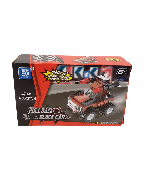 Building Block Pull Back Cars Race Track Wholesale