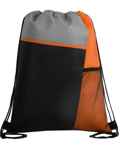 PR123965-RI Tri-Color Backpack Orange 600
