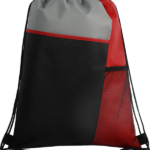 PR123965-RI Tri-Color Backpack Red 600