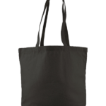 PR2800-LL Natural Cotton Tote Bag Blk 600