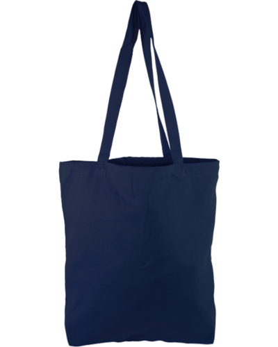 PR2800-LL Natural Cotton Tote Bag Navy 600