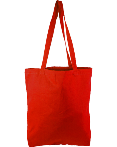 PR2800-LL Natural Cotton Tote Bag Red 600