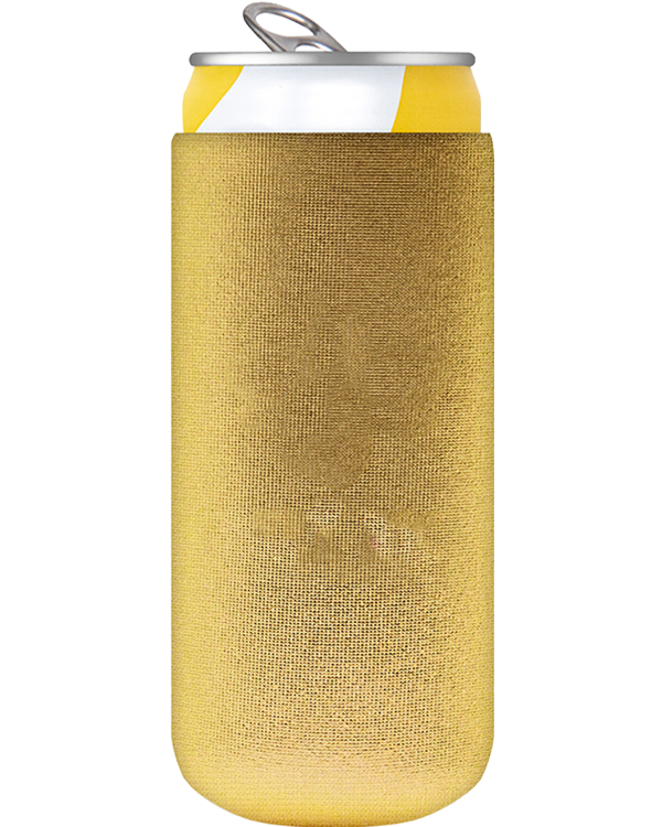 PR1020MS-BT Metallic Slim Can Cooler Gold 600