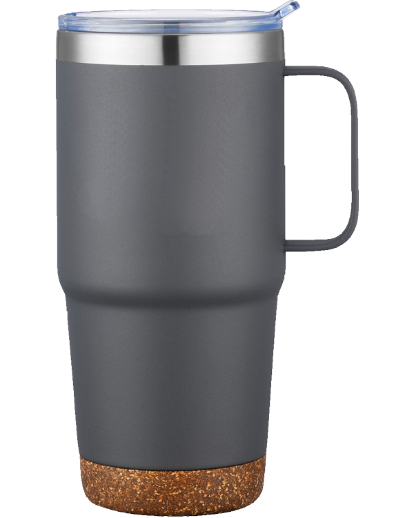 PR278-AC-TE SS Mug w-Handle Gry 600