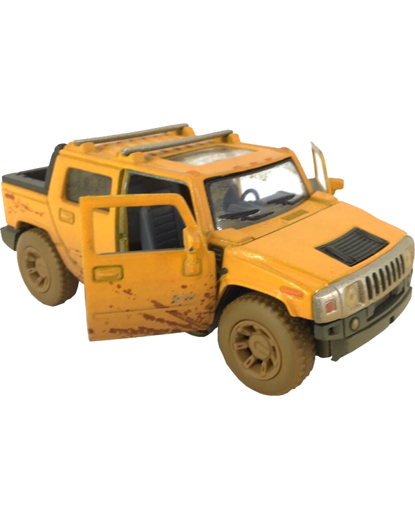 DC150 Hummer H2 Muddy Truck Yellow 600