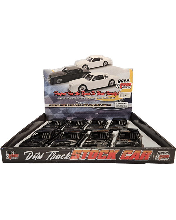 DC500 Stock Car Pull Back Box Blank Black 600