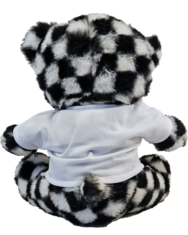 SO37 Checkerd Plush Bear 9 back 750