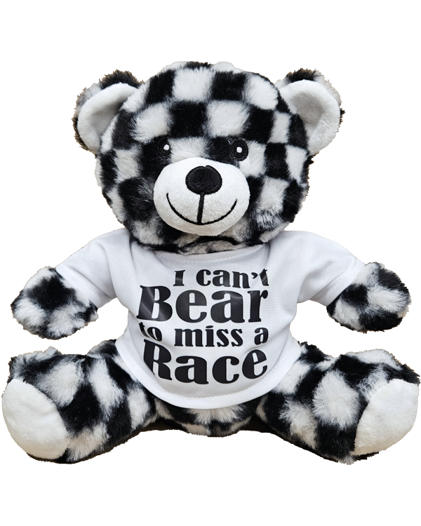 SO37-MR Checkerd Plush Bear Bear Miss 600