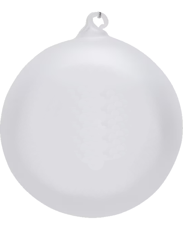 PR1787 Blown Glass Ornament Frost 600