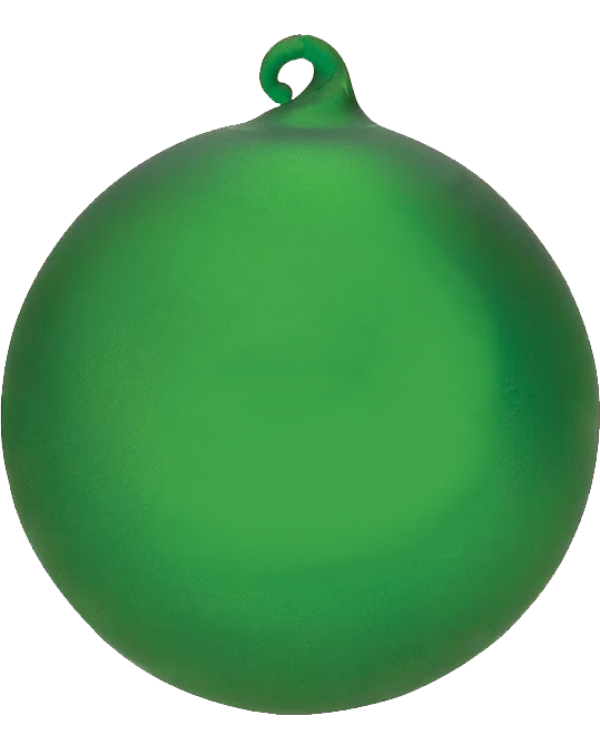 PR1787 Blown Glass Ornament Frost Green 600